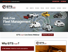 Tablet Screenshot of gtsfleet.com